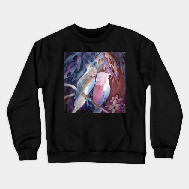 Love Birds Crewneck Sweatshirt by bevmorgan